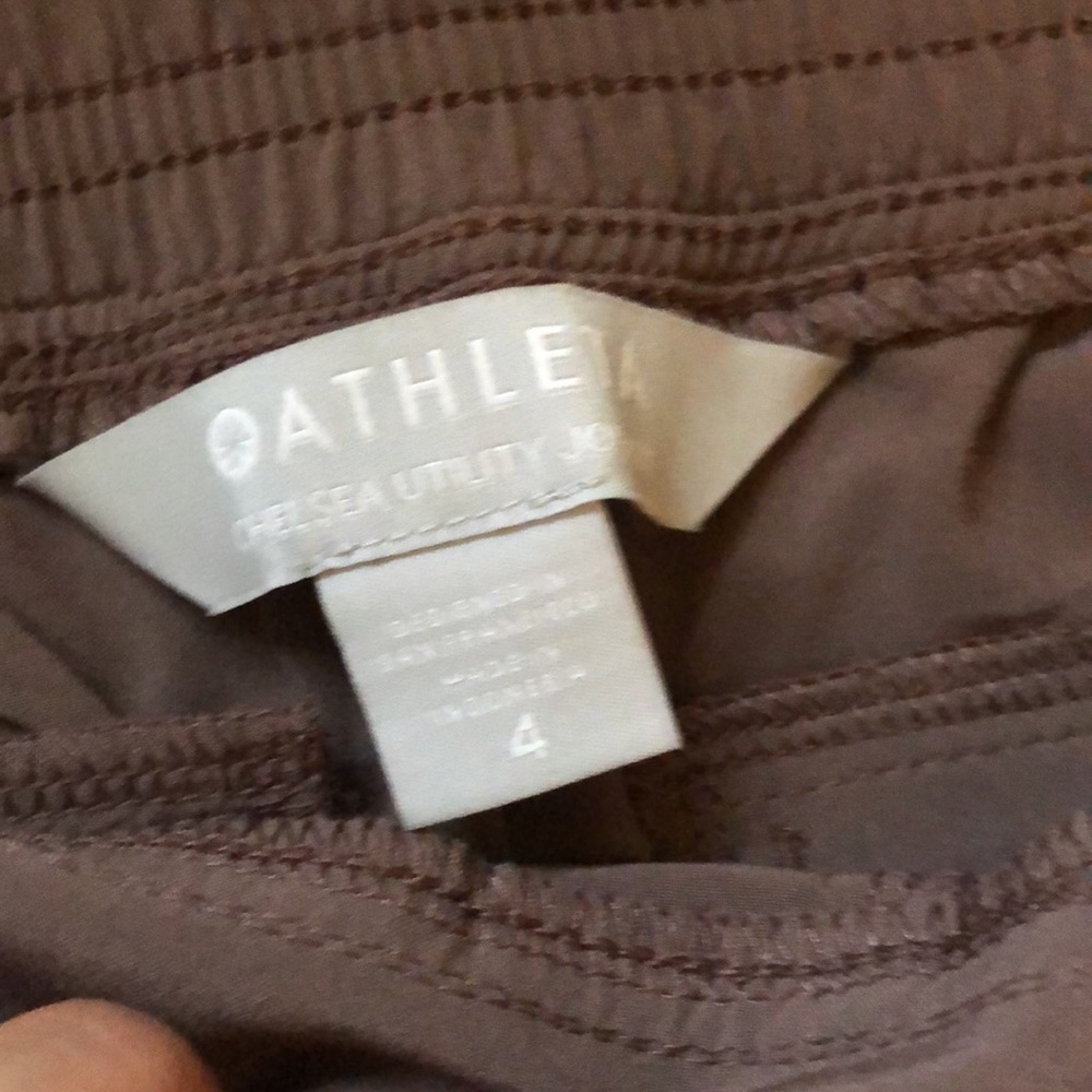 Athleta Chelsea Mid-Rise Utility Cargo Pocket Athletic Jogger in Mineral Brown - Picture 7 of 12